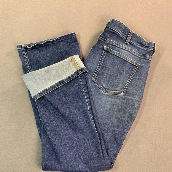 Duluth Trading Co Denim - Duluth Trading Co Jeans Women 36x30 Fit Blue Mid Rise Bootcut Stretch Denim